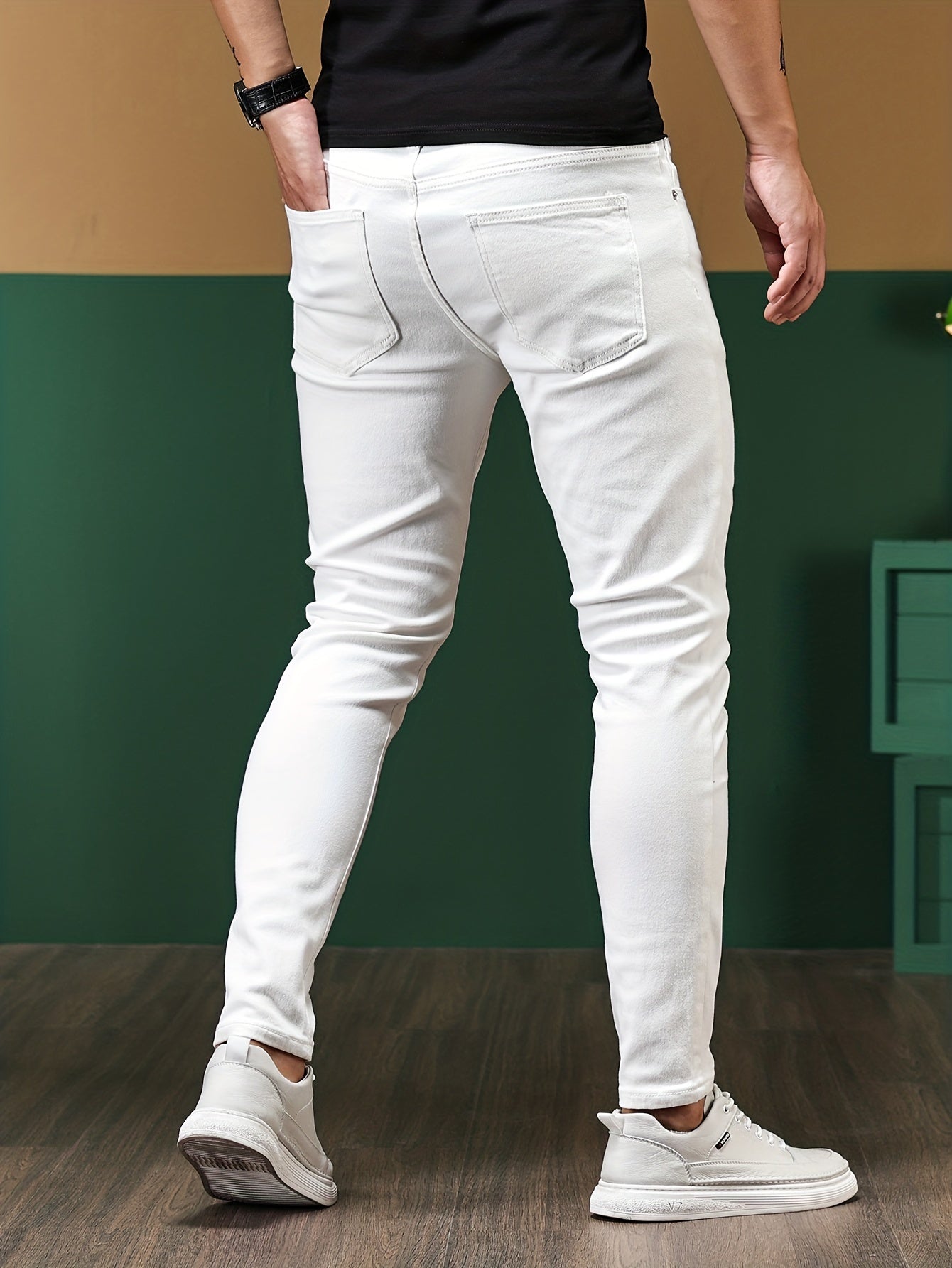 Witte Slim Fit Jeans - Max