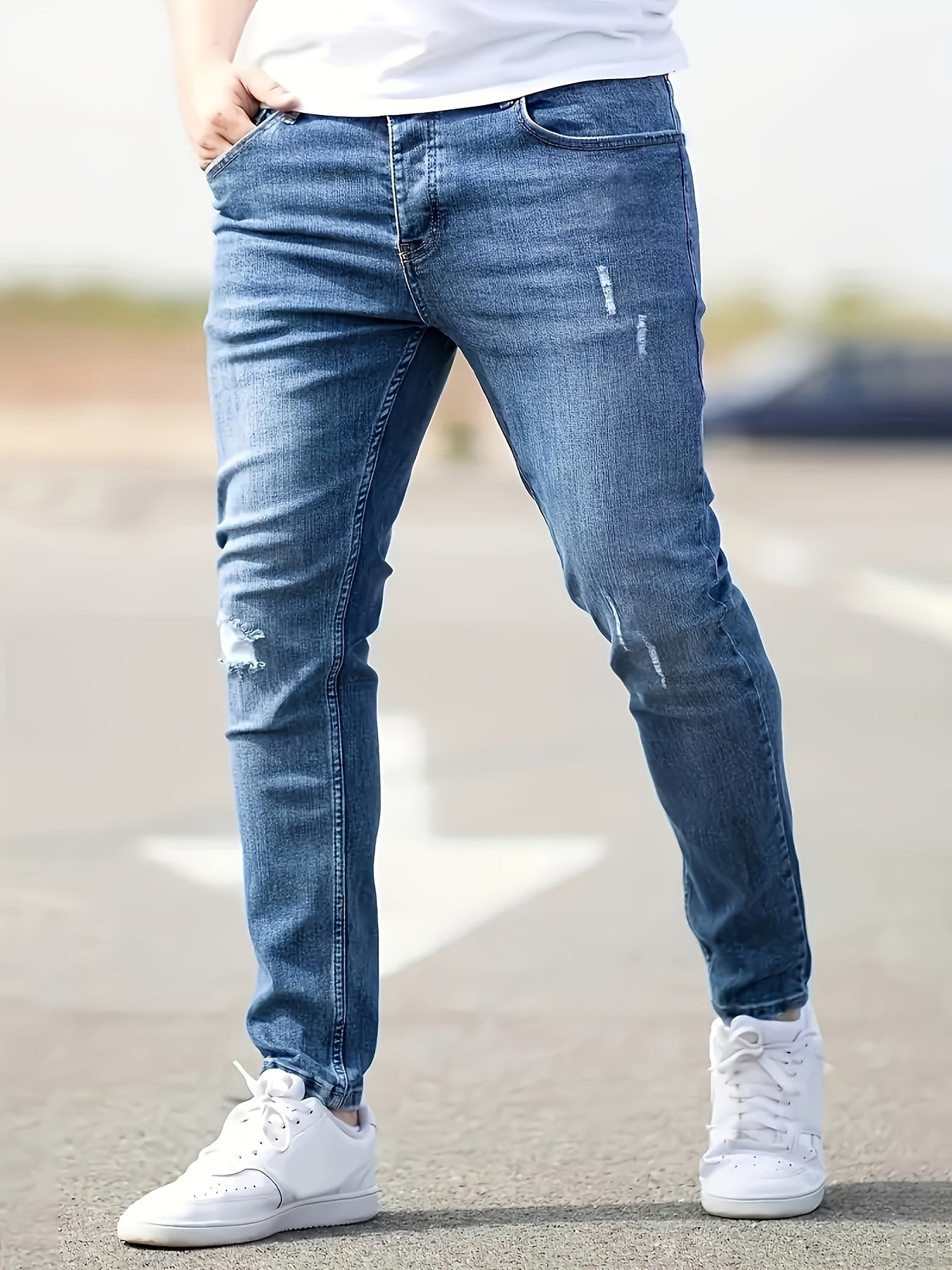 Blauwe Slim-fit Jeans - Noah