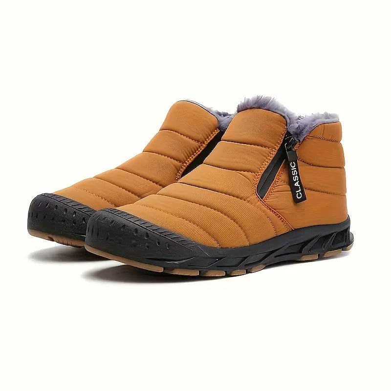 Zermatt Bliss: Waterdichte Winter Damesschoenen met Fleece Comfort