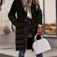 Gezellige Chic: Dames Hooded Puffy Jas - Elegante Warmte voor de Winter