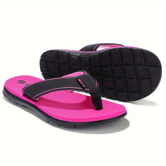 Zwarte Platte Teenslippers - Lotte