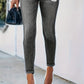 Middelblauwe Skinny Jeans met Gescheurde Details - Lara