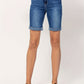 Blauwe Slim Fit Denim Shorts - Eva