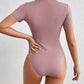 Zwarte Kleurblok Bodysuit - Esme