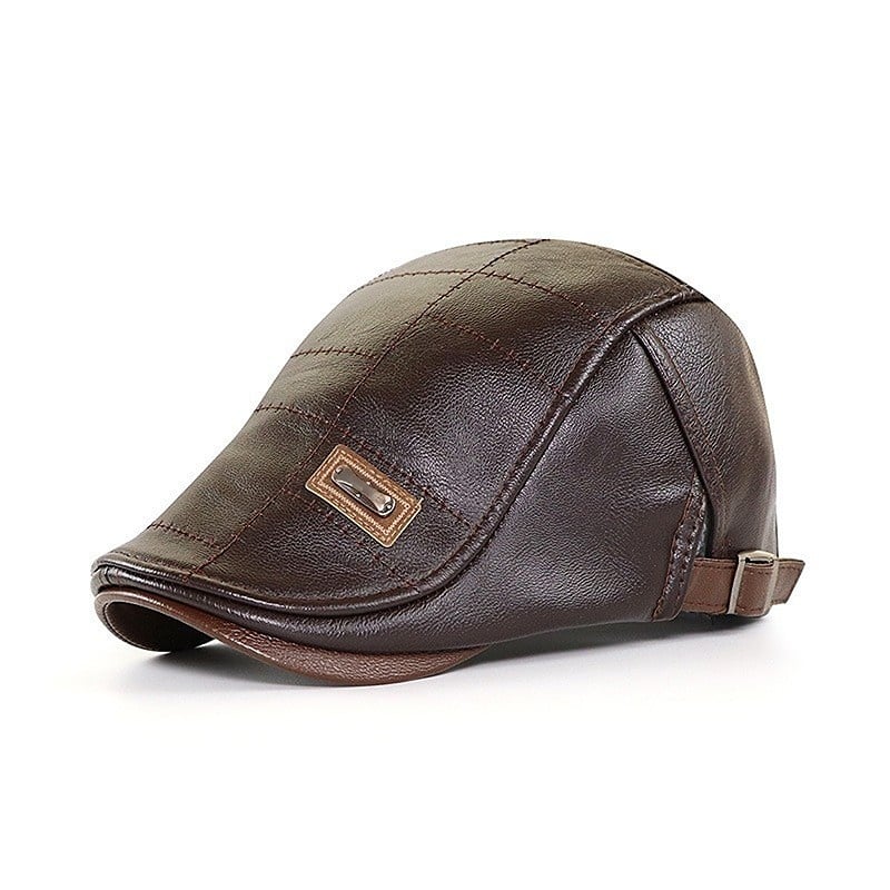 Ultra-Modern Luxe Leren Baret: Herdefinieer Elegantie