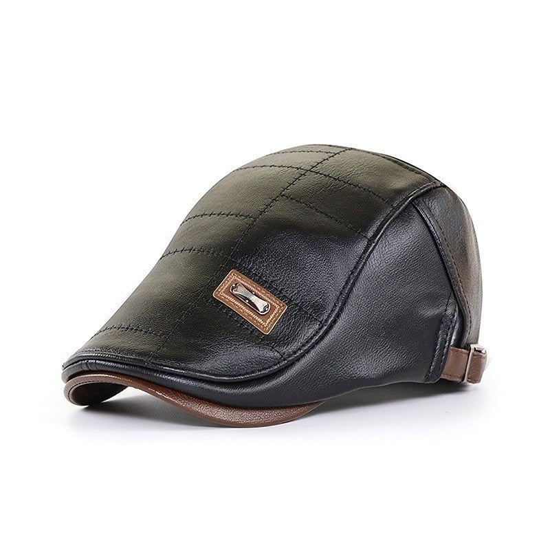 Ultra-Modern Luxe Leren Baret: Herdefinieer Elegantie