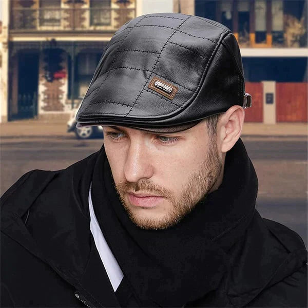 Ultra-Modern Luxe Leren Baret: Herdefinieer Elegantie