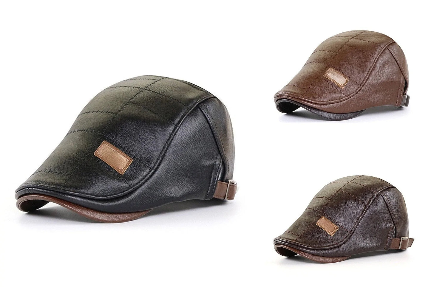 Ultra-Modern Luxe Leren Baret: Herdefinieer Elegantie