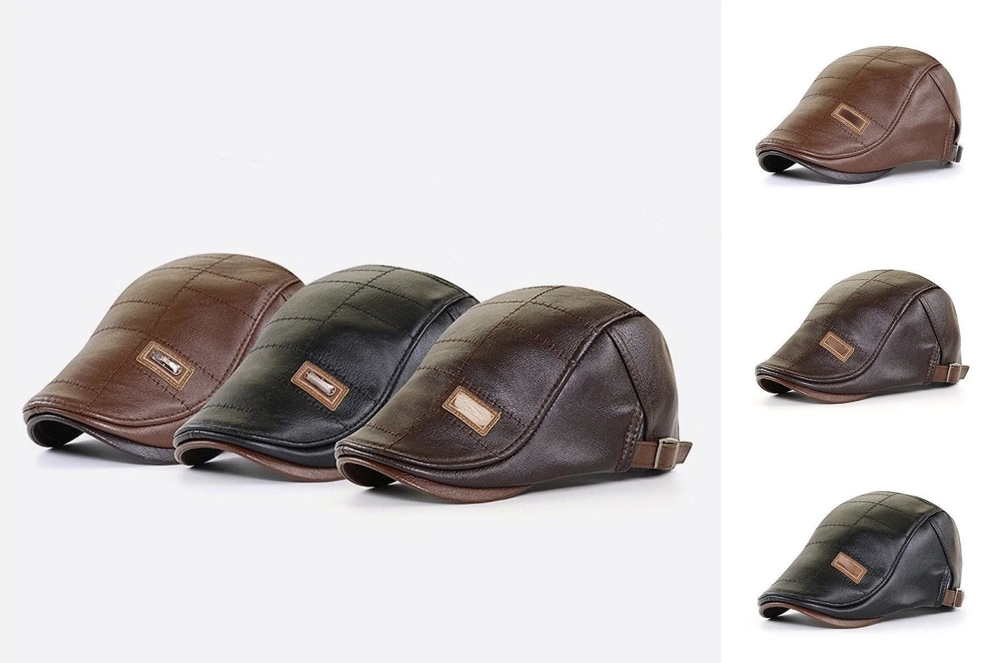 Ultra-Modern Luxe Leren Baret: Herdefinieer Elegantie