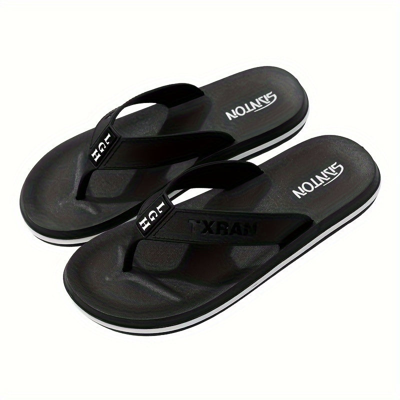 Zwarte Alfabet Teenslippers - Jeroen