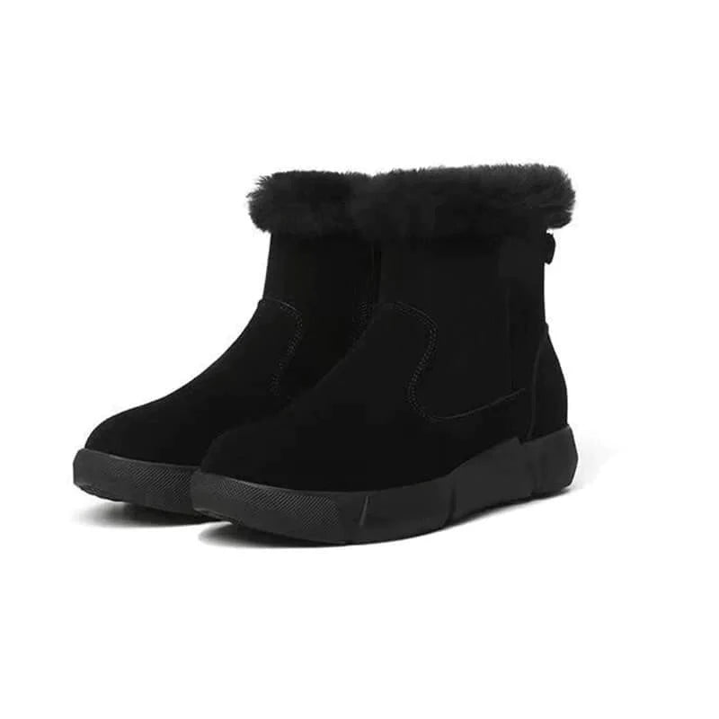 Gezellige Chic Suède Bontlaarzen: Warm, Antislip & Stijlvol