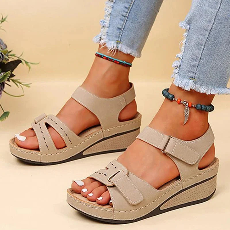 CloudSoft: Luxe Orthopedische Dames Sandalen - Ultiem Comfort & Stijl