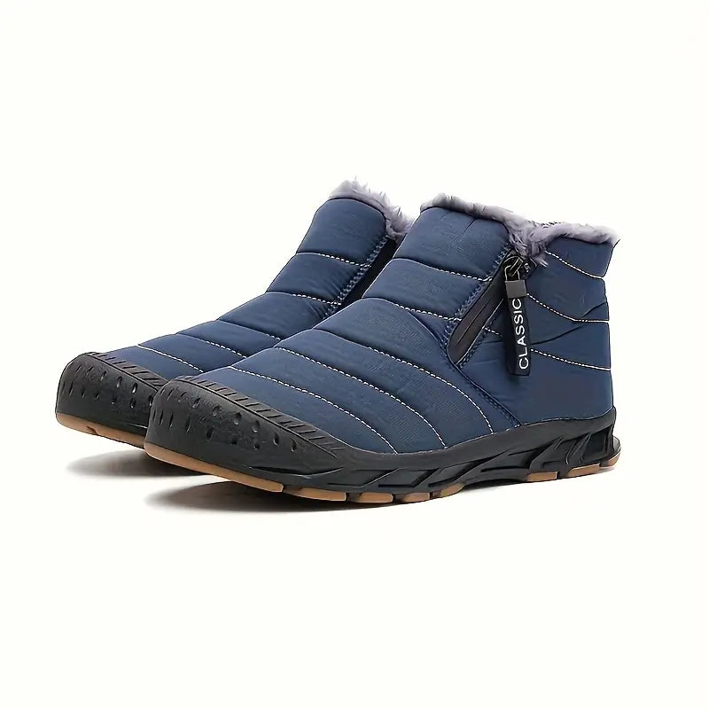 Zermatt Bliss: Waterdichte Winter Damesschoenen met Fleece Comfort