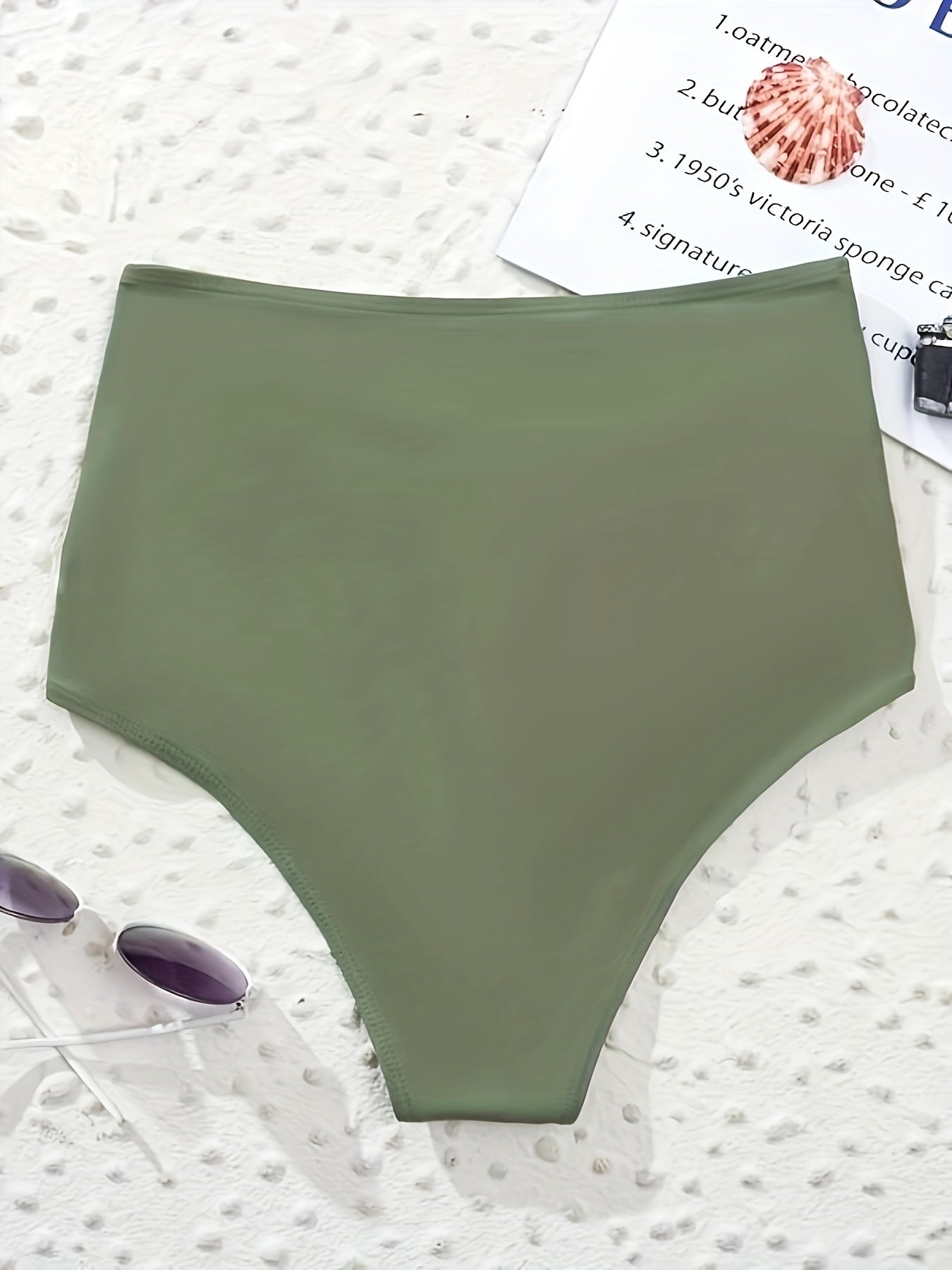 Groene Hoge Taille Bikini - Noor