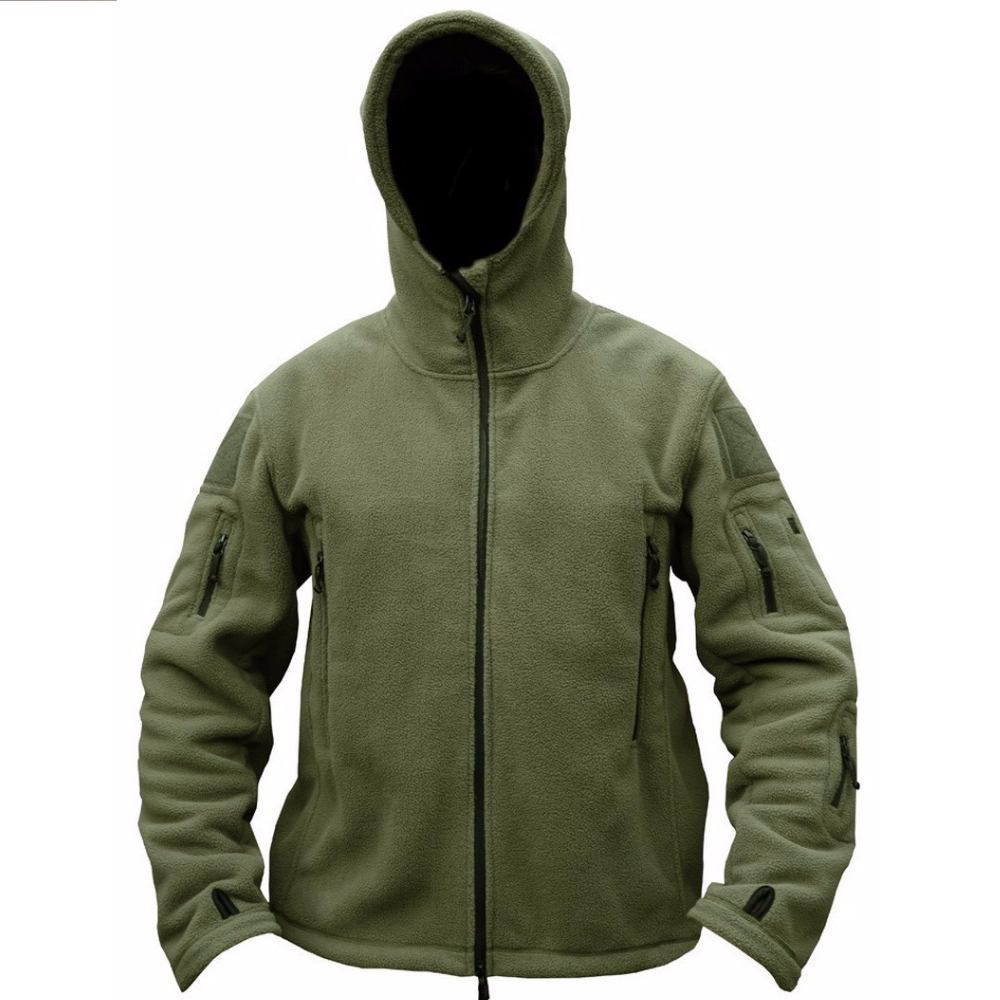 Hooded Comfort: Heren Thermisch Fleecejack met Kasjmier Voering