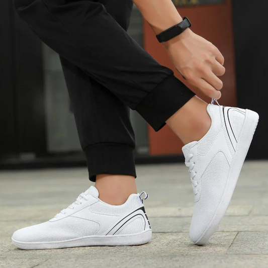 Mira - Witte Minimalistische Loopschoenen