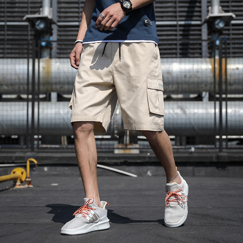 Ethan - Beige Casual Herencargoshorts