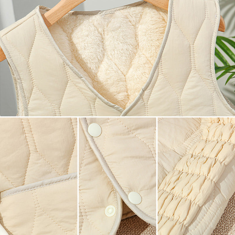 Ultra-Comfort Vest met Knopen - Strak & Stijlvol