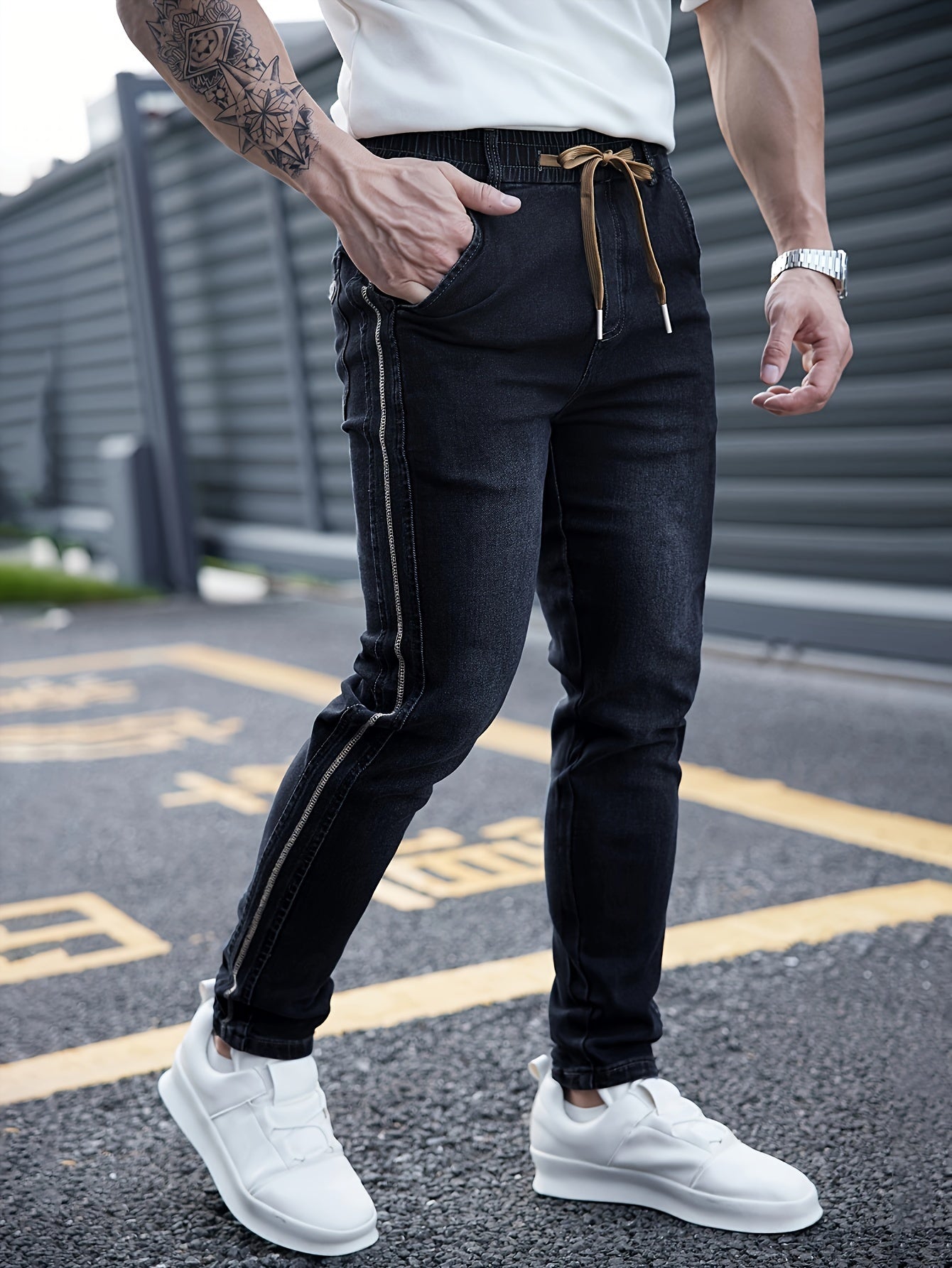 Zwarte Skinny Jeans - Milan