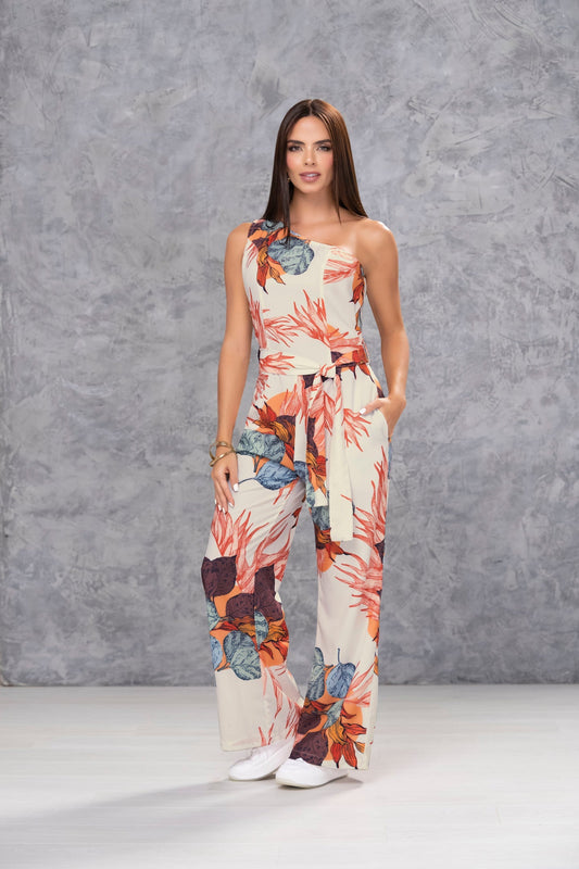 Bloemige Jumpsuit voor Dames - Sofia