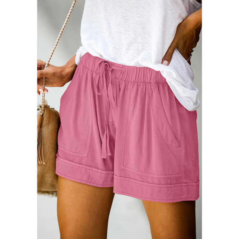 Stijlvolle Hoge Taille Strappy Zomer Shorts