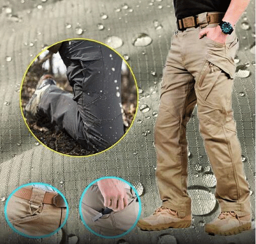 Max - Khaki Tactical Cargo Broek