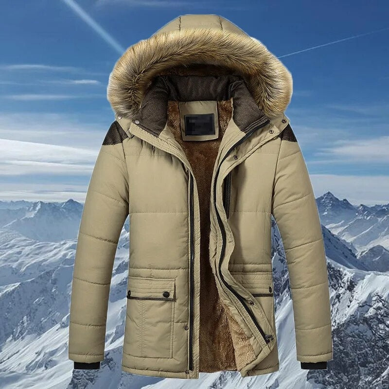 LuxeWarmte Bontgevoerde Parka - Ultiem Comfort & Stijl in de Winter