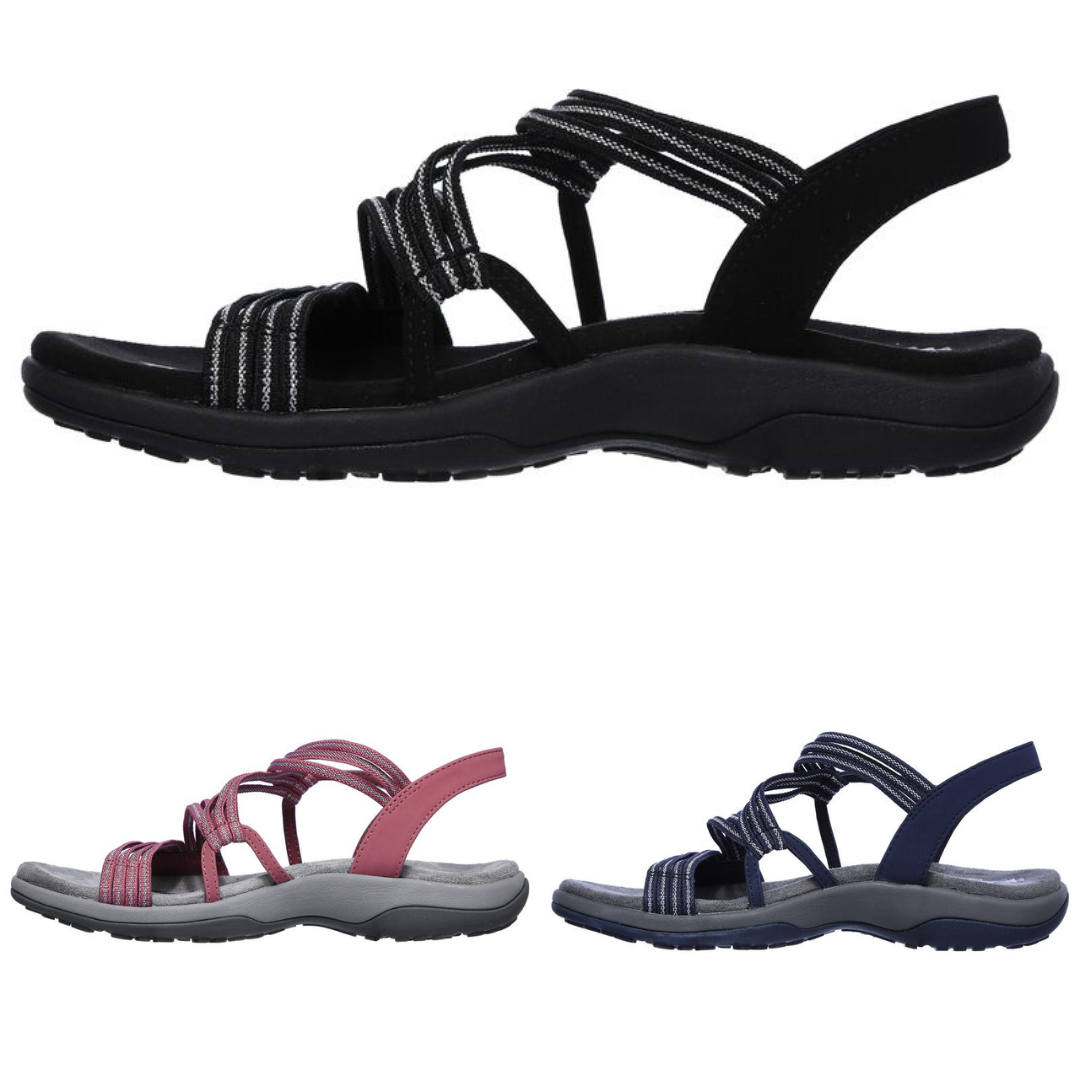 Zwarte Orthopedische Elegante Sandalen - Kiersten