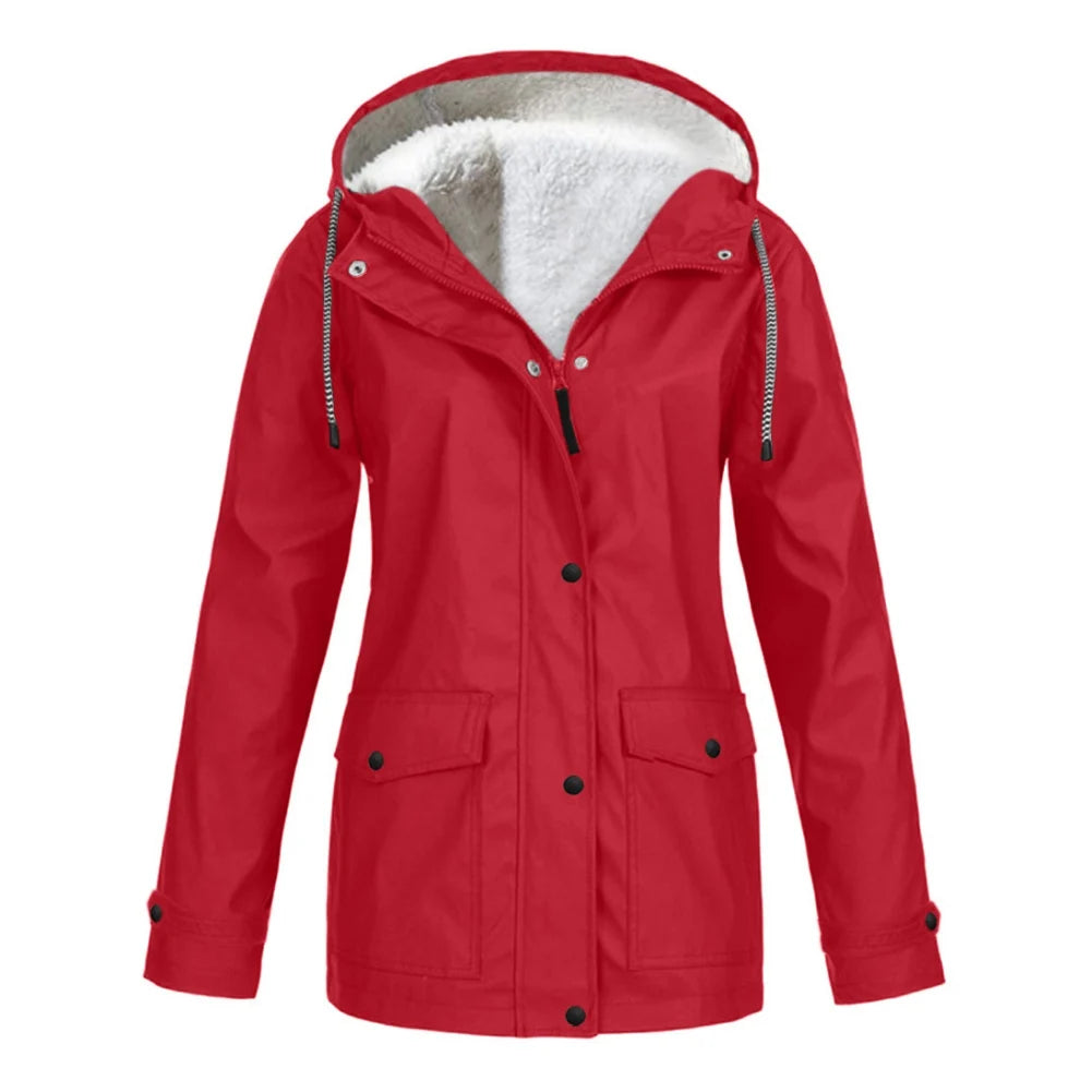 Chique VersaTrench: Dames Hooded Zip-Up Jas