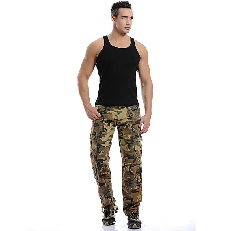 Donald - Grasgroene Camo Joggers