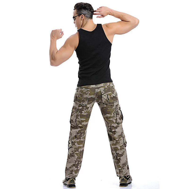 Donald - Grasgroene Camo Joggers