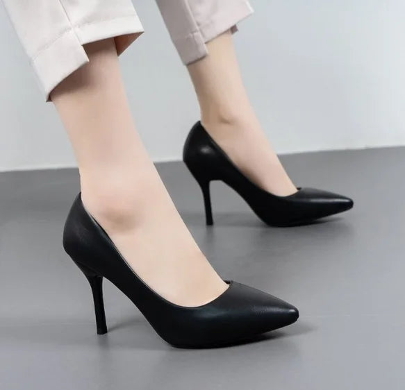 Zwarte Stijlvolle Pumps - Emma