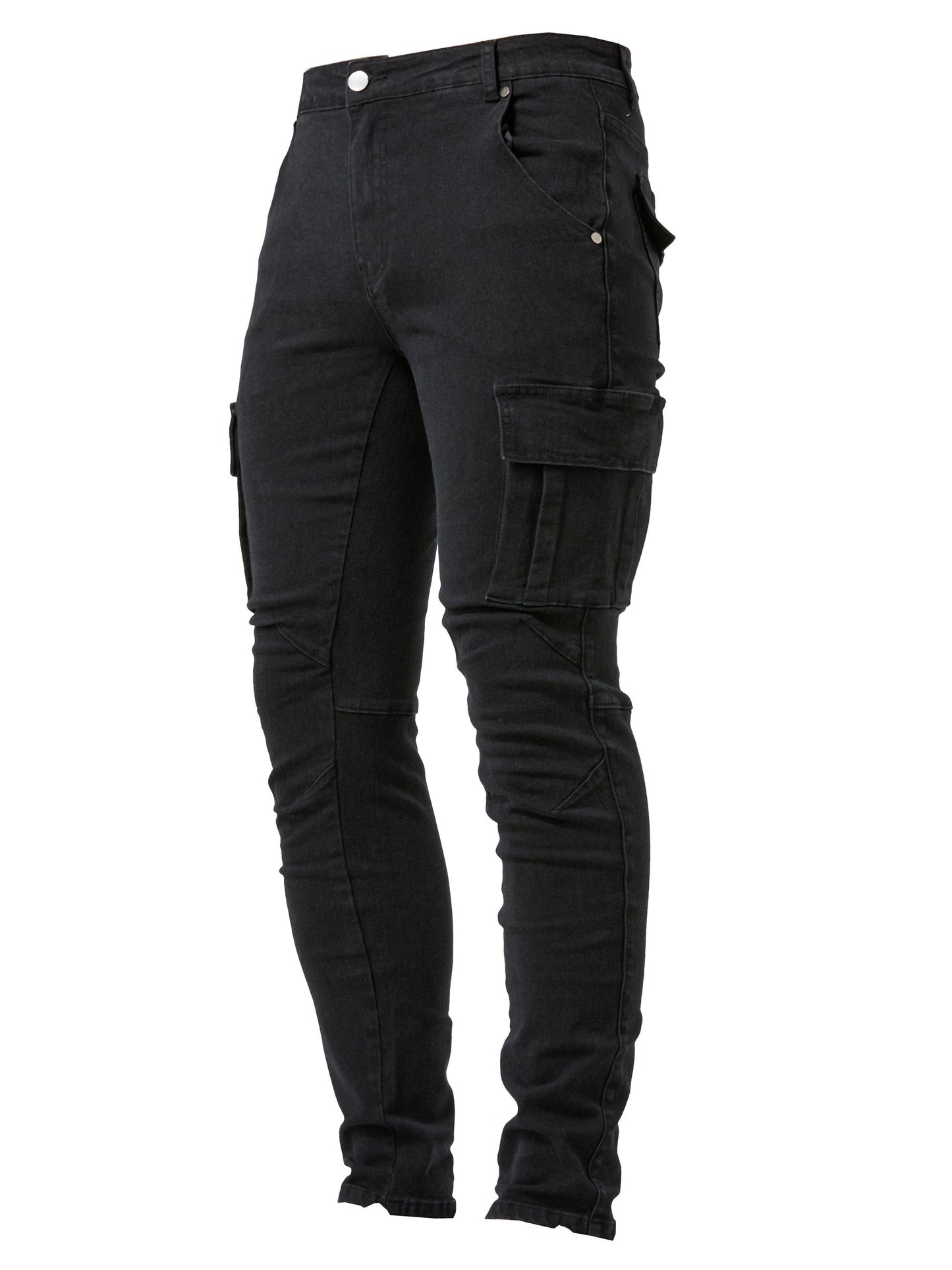 Donkergrijze Cargo Jeans - Liam