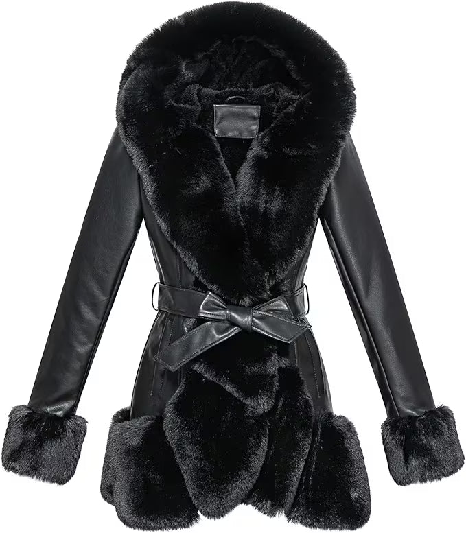 Arctische Elegantie: Fortado Capuchon Faux Fur Jas - Warmte en Stijl bij -20°C