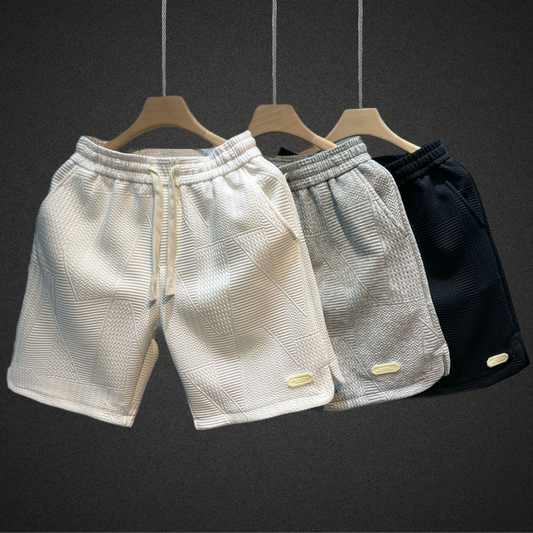 Victor - Zwarte Elegante Flex Shorts voor Heren