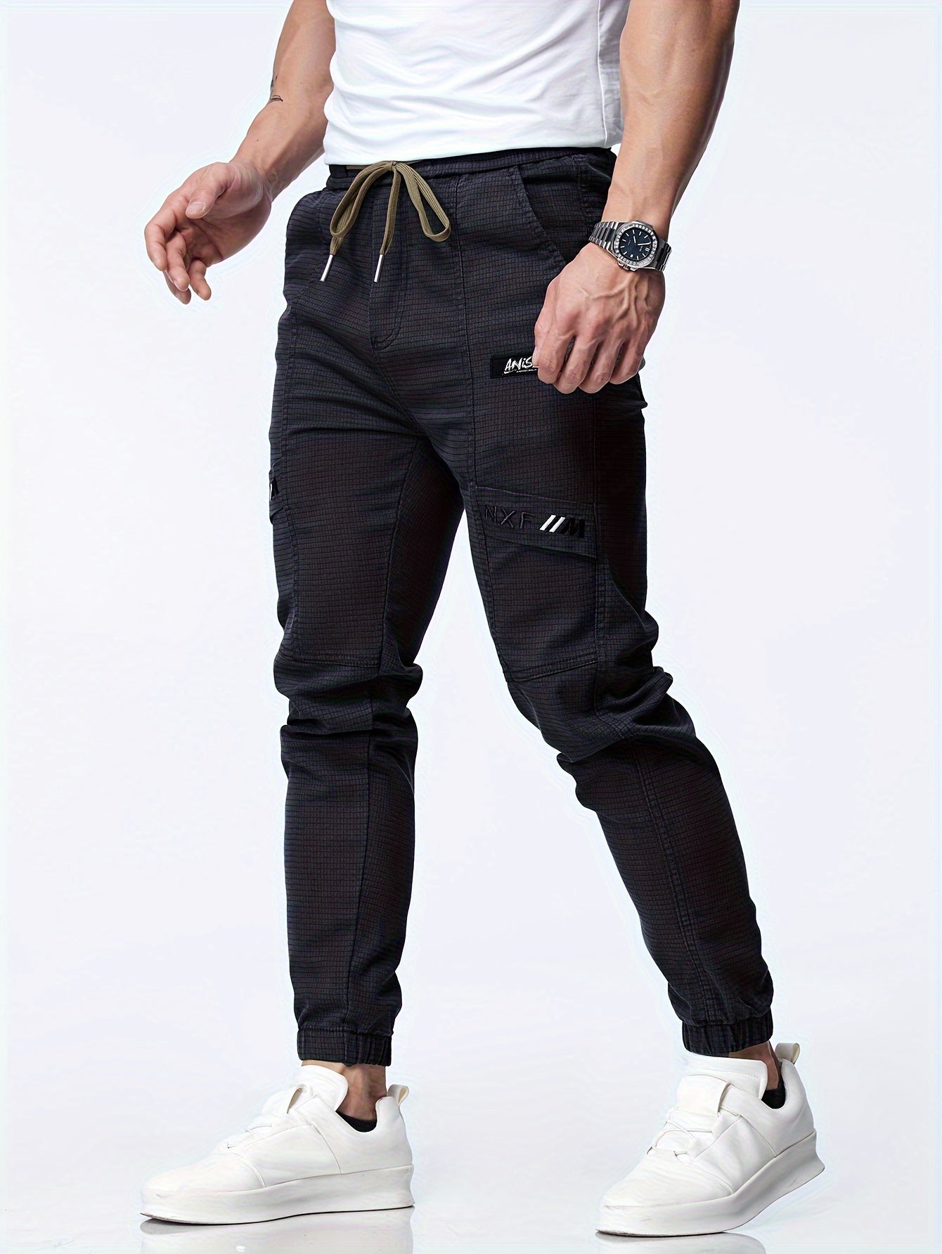 Groene Tapered Joggers - Max