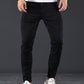 Slim Fit Gescheurde Jeans Blauw - Leo