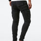 Donkergrijze Cargo Jeans - Liam