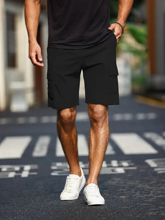 Ethan - Beige Casual Herencargoshorts