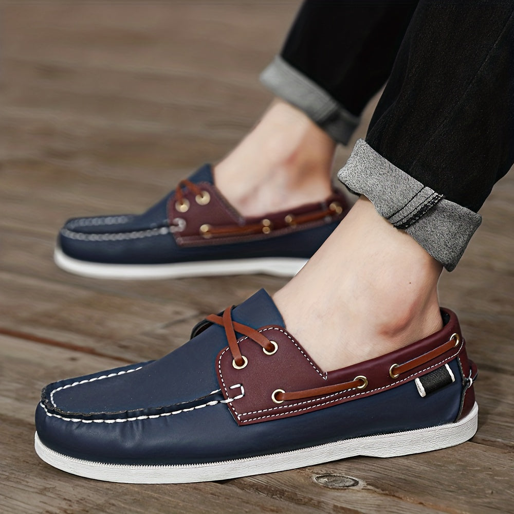 Blauwe Orthopedische Boot Loafers - Max