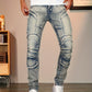 Staalblauwe Skinny Jeans - Max