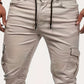 Beige Pocket Jeans - Luca