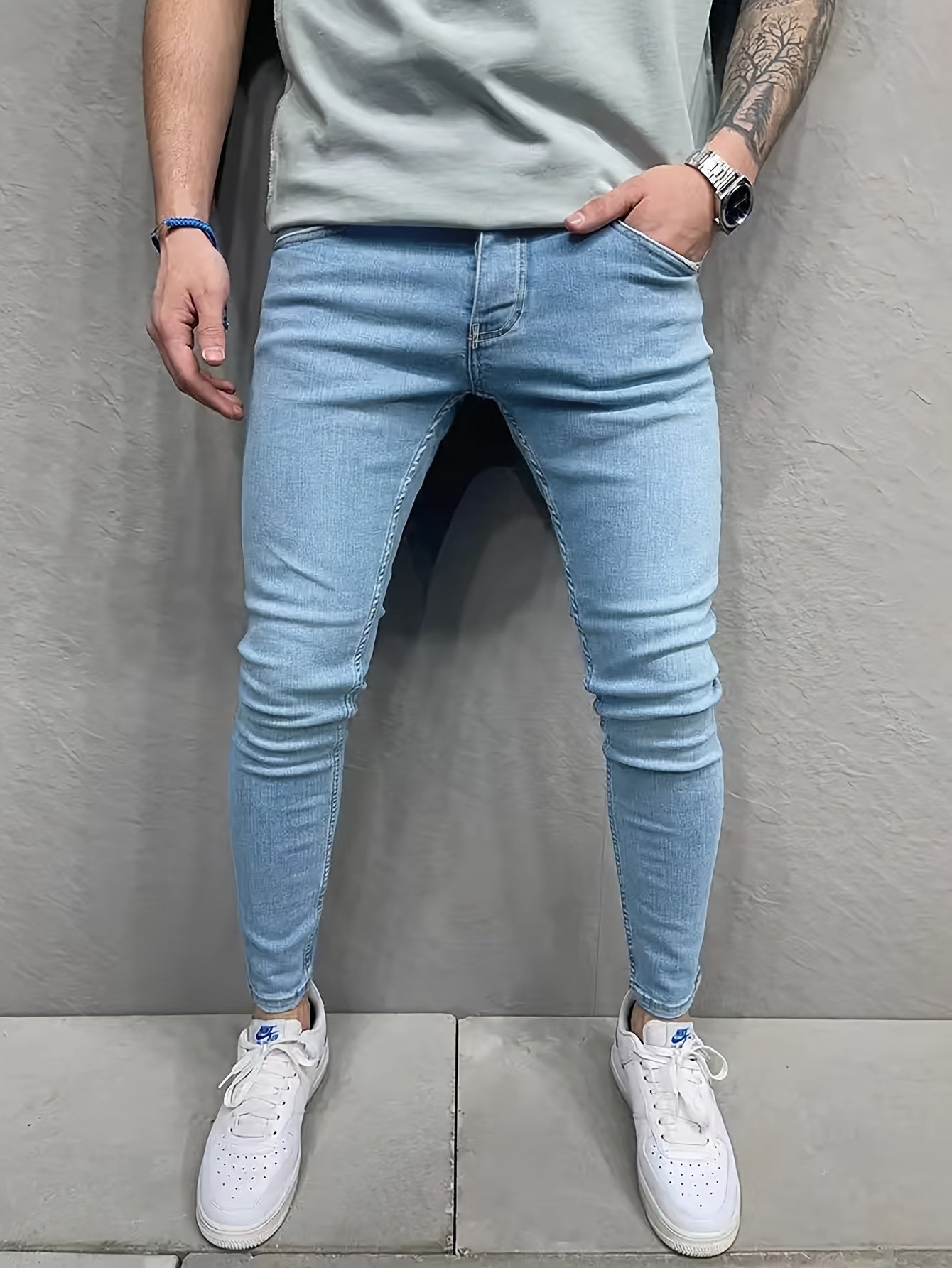 Slim Fit Katoenen Jeans Zwart - Noah