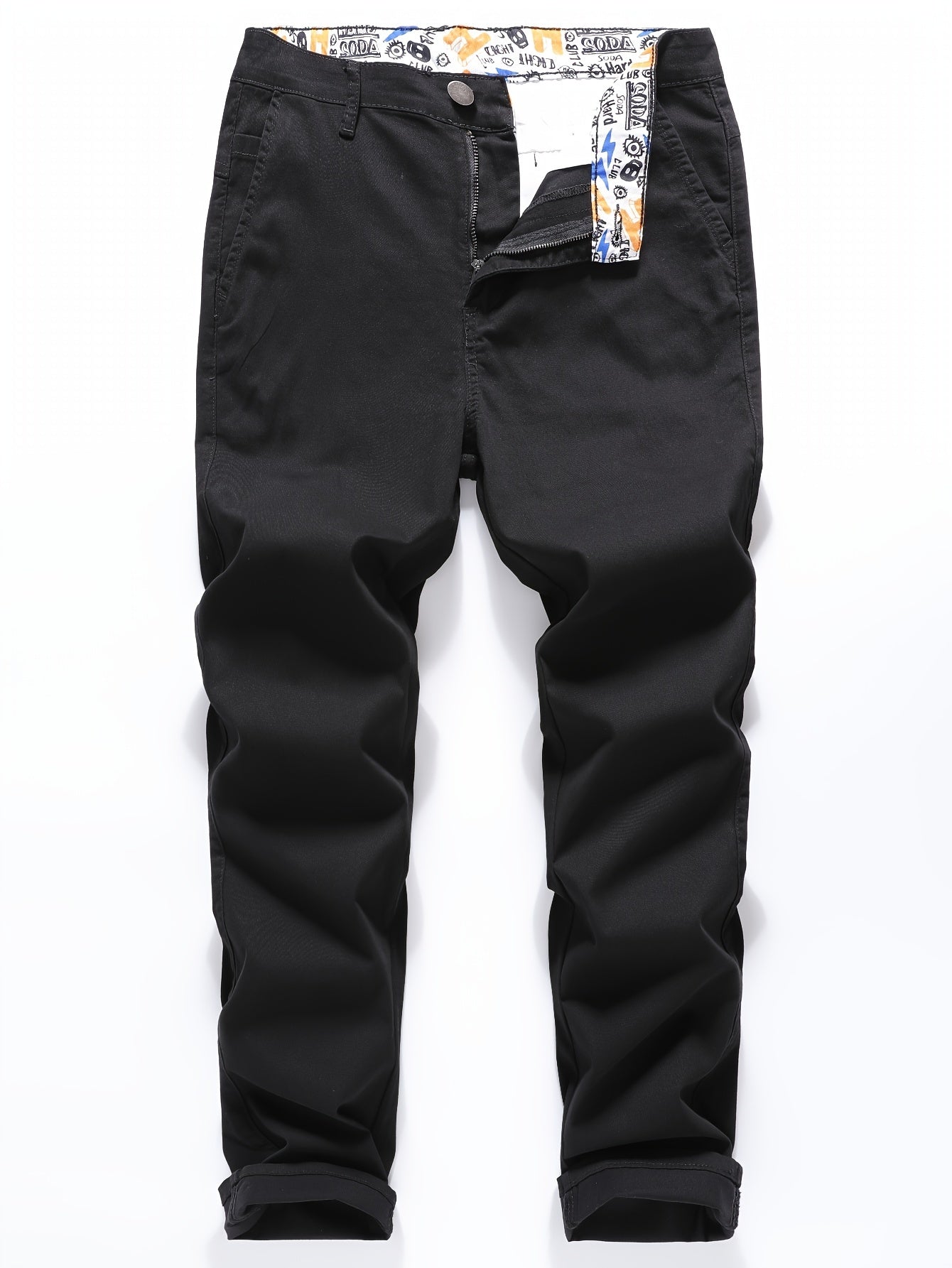 Zwarte Chino Broek - Thomas