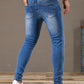 Gescheurde Skinny Jeans Blauw - Jack