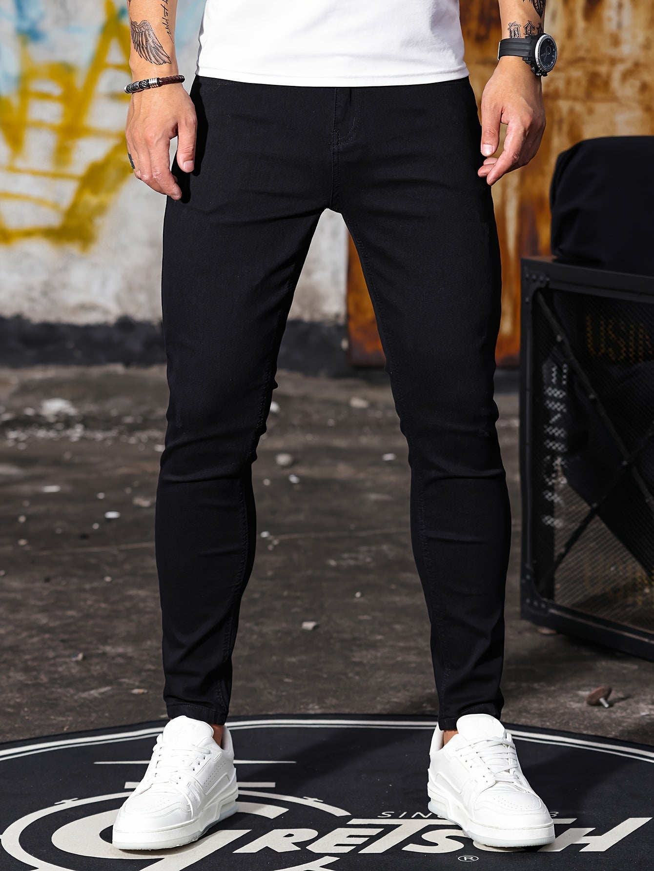 Skinny Jeans Zwart - Max