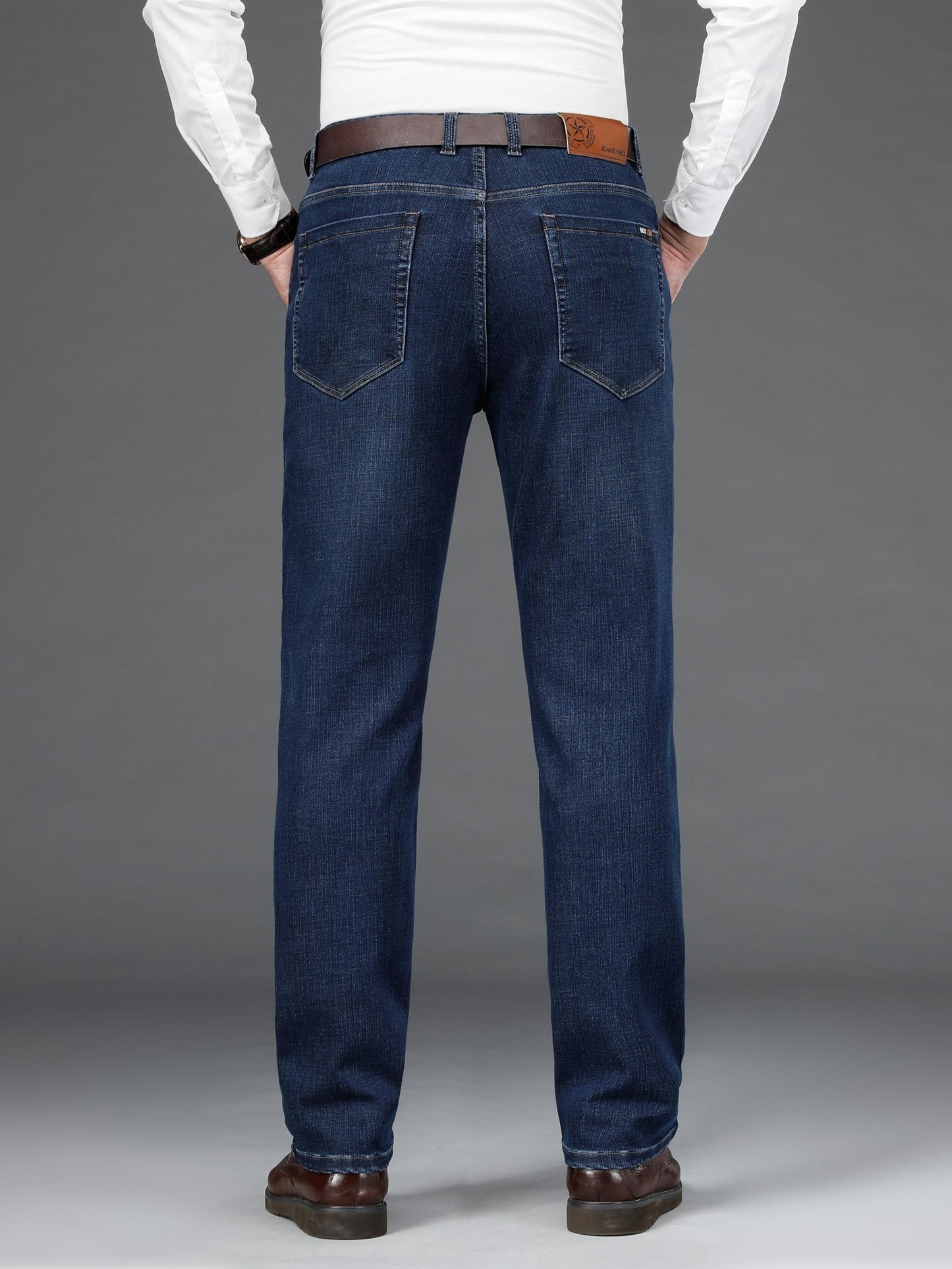 Donkerblauwe Business Jeans - Alex