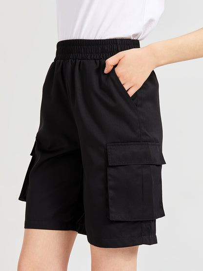 Zwart Cargo Stijl Short - Sophia