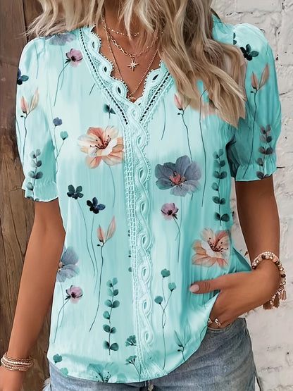 Lichtgroene Boho Blouse - Ella