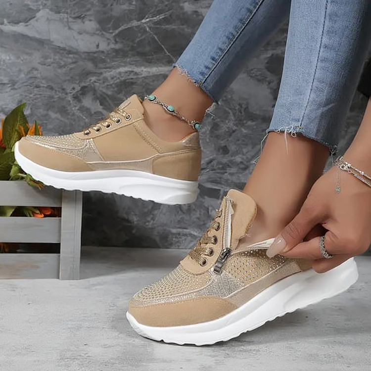 Khaki Sneakers - Safia